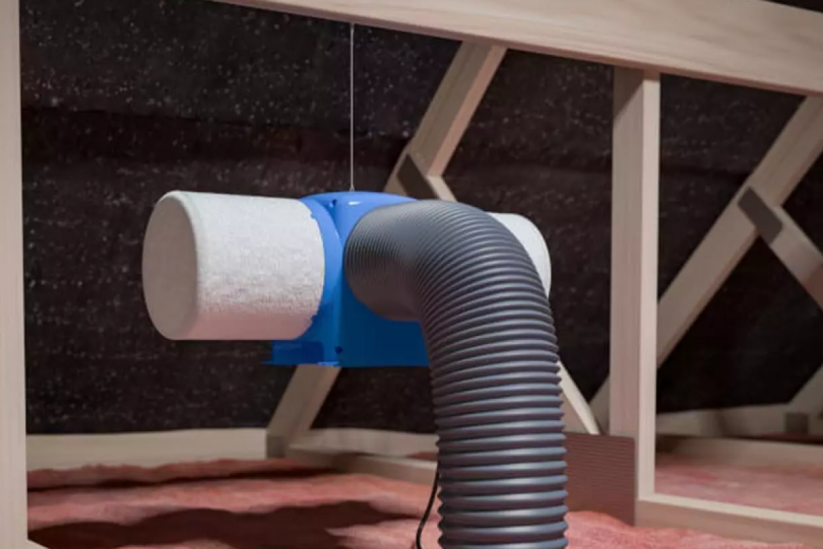 Technician installing PIV system in London